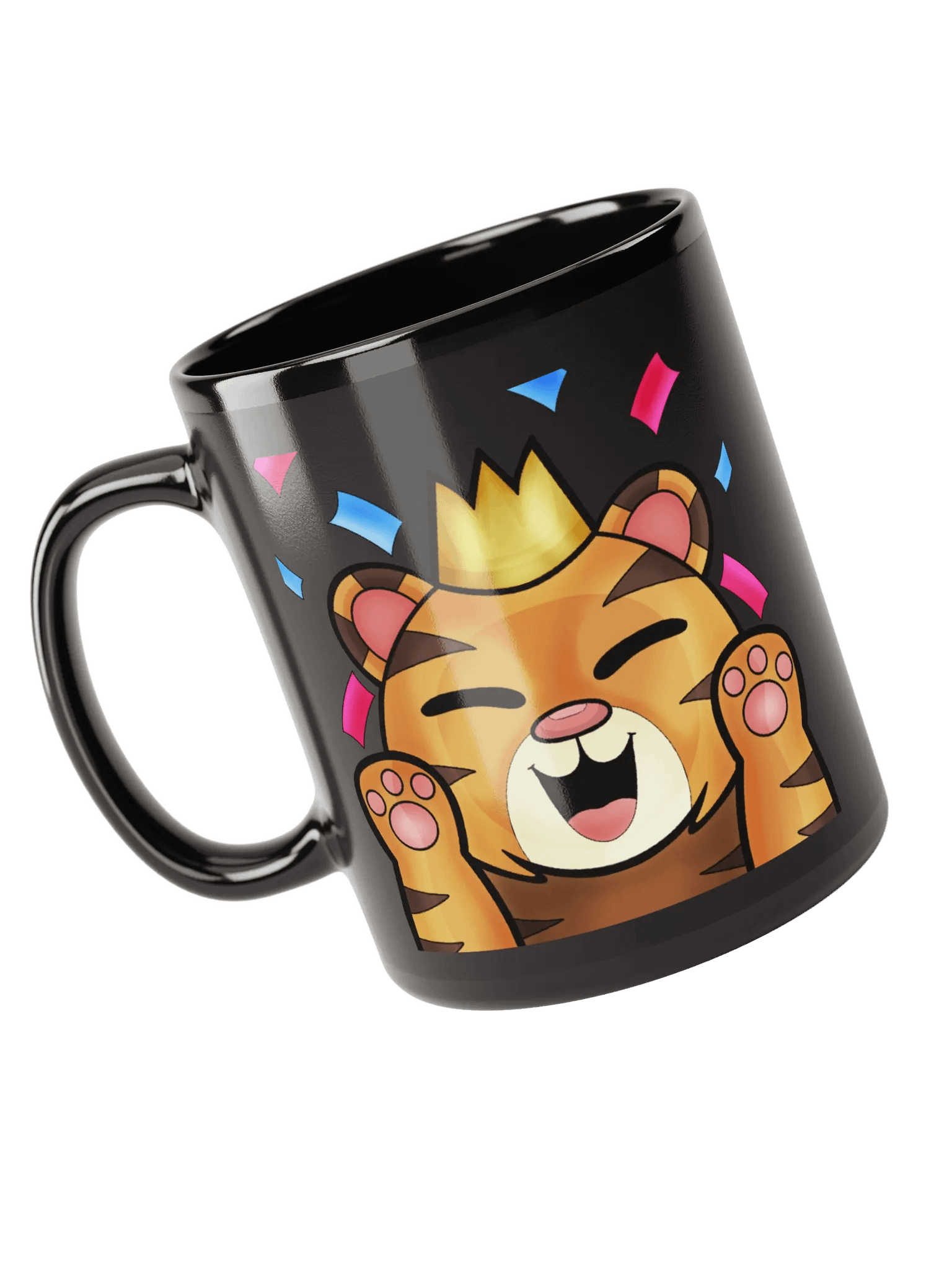 TheMafiaQueen Royal Tiger Hype Black Mug product image (7)