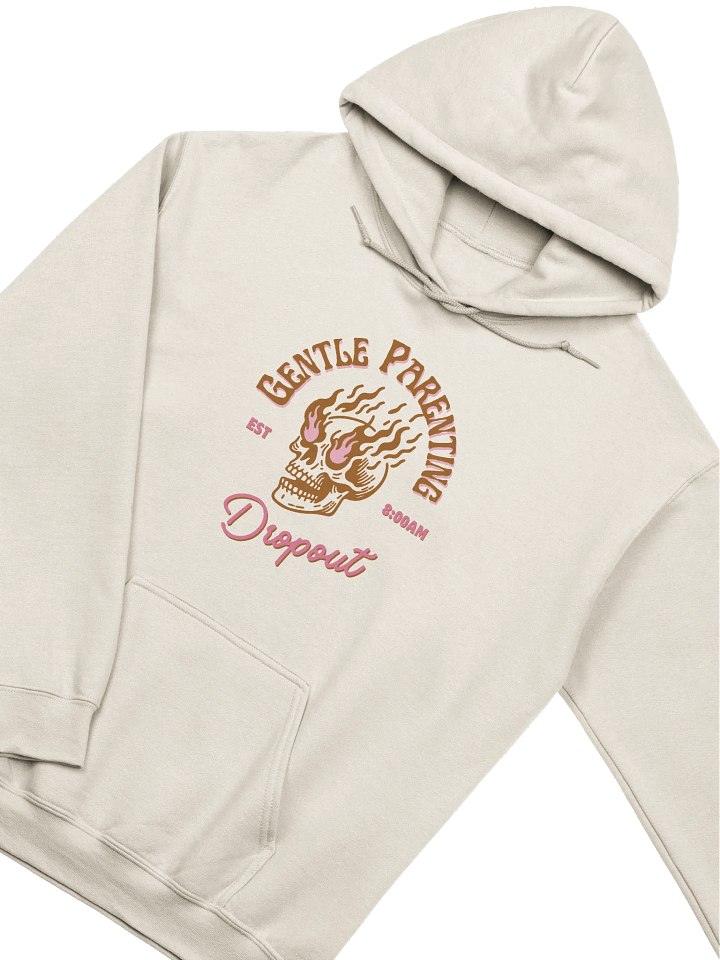 Flaming Skull Gentle Parenting Hoodie product image (2)