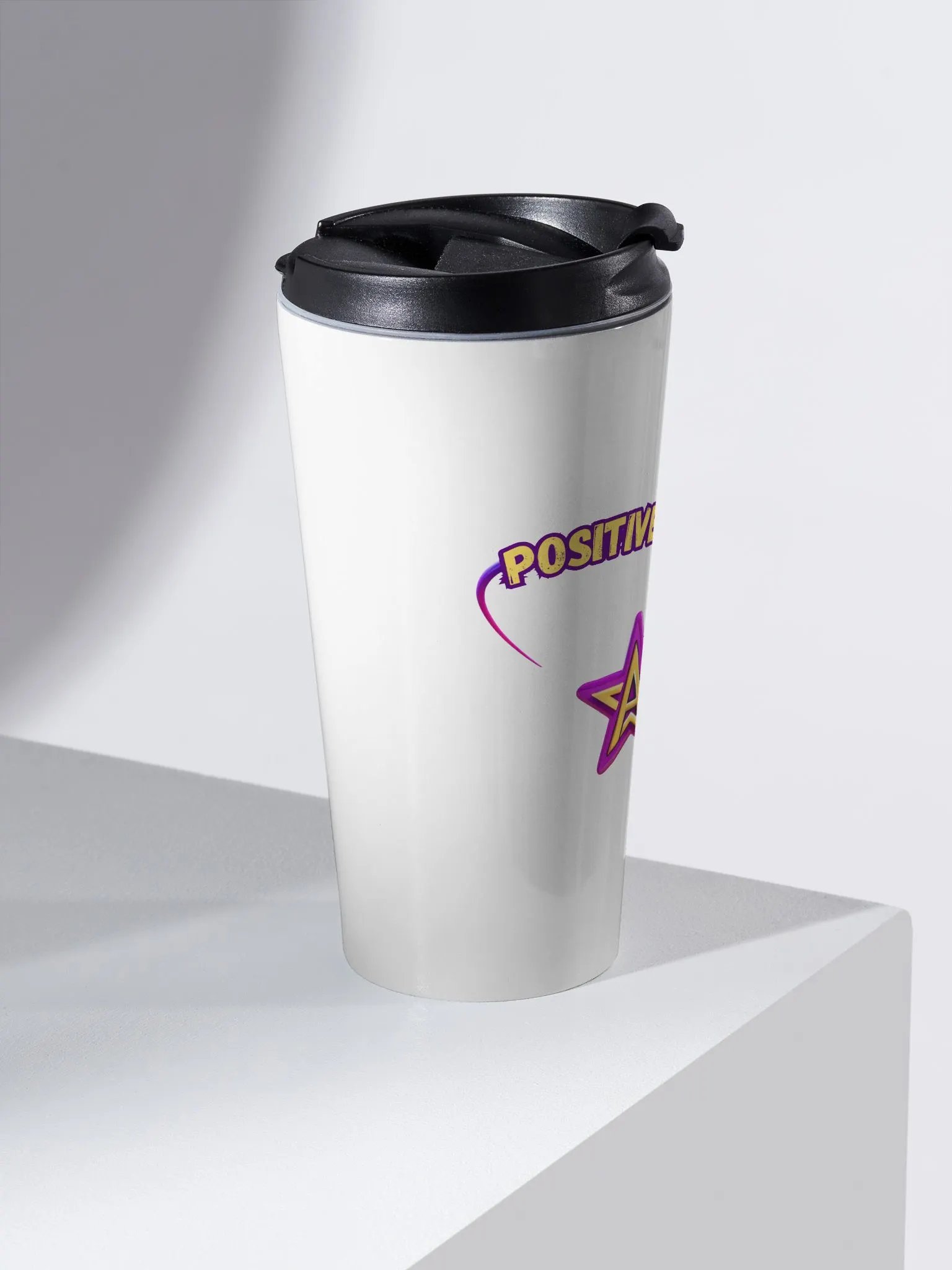 ☕ Positive Vibes Travel Mug – Sip, Smile, Repeat! 🌟 product image (2)