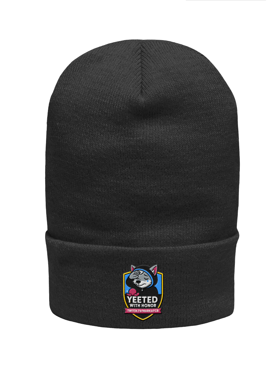 "YEETED WITH HONOR" BEENIE – Official Stream Mascot Edition product image (3)