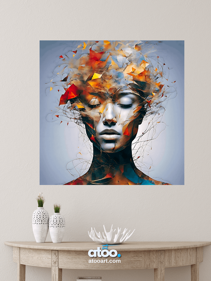 Understanding Women | Living in Colors | Canvas Artistic Painting product image (2)