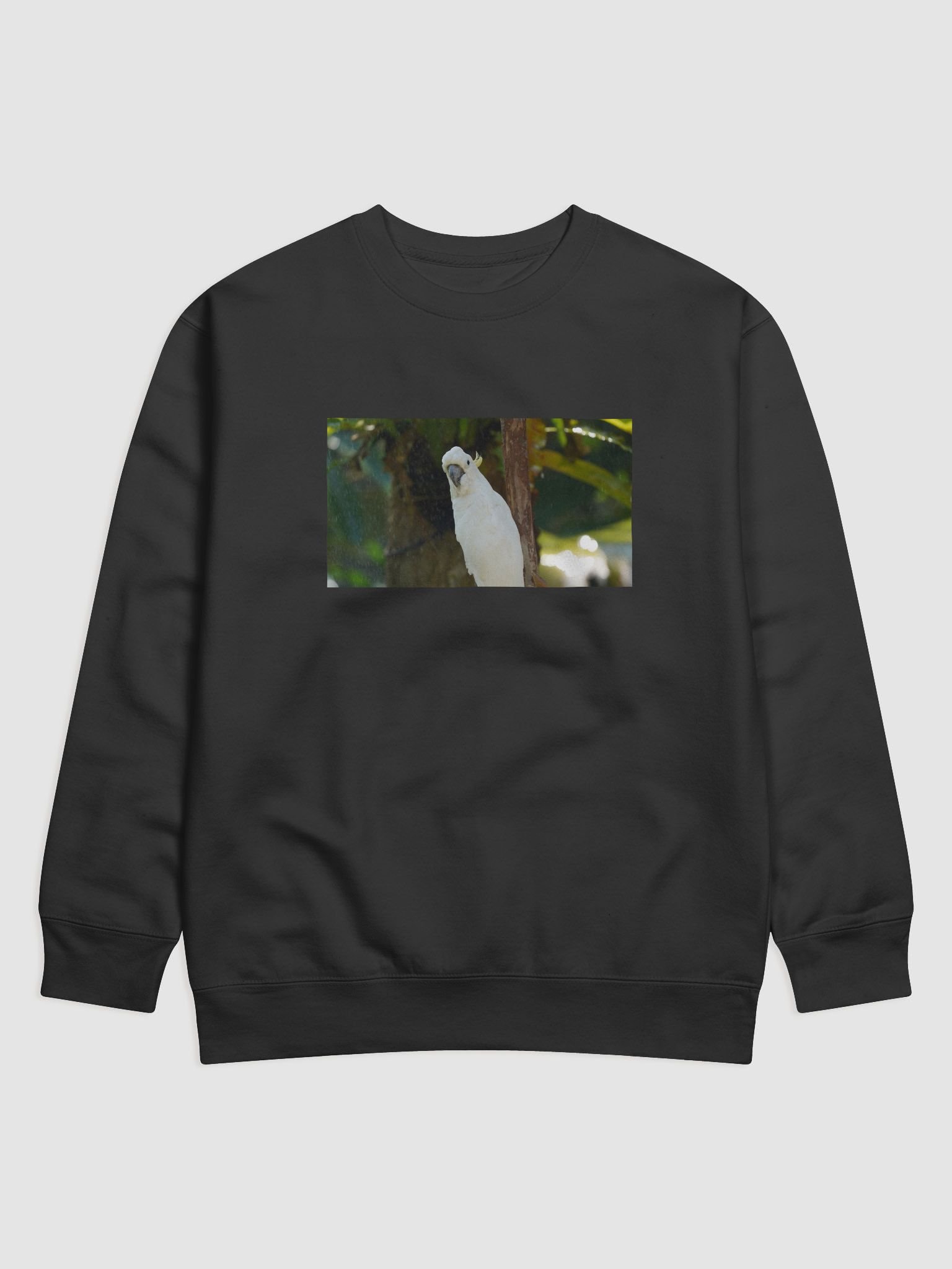 Crested Cockatoo Cotton Sweatshirt product image (1)