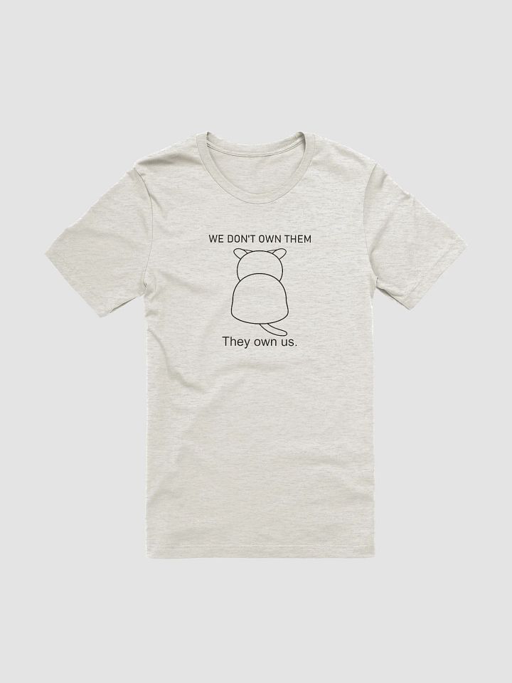 Cats Own People Unisex Tee, Black Print product image (1)