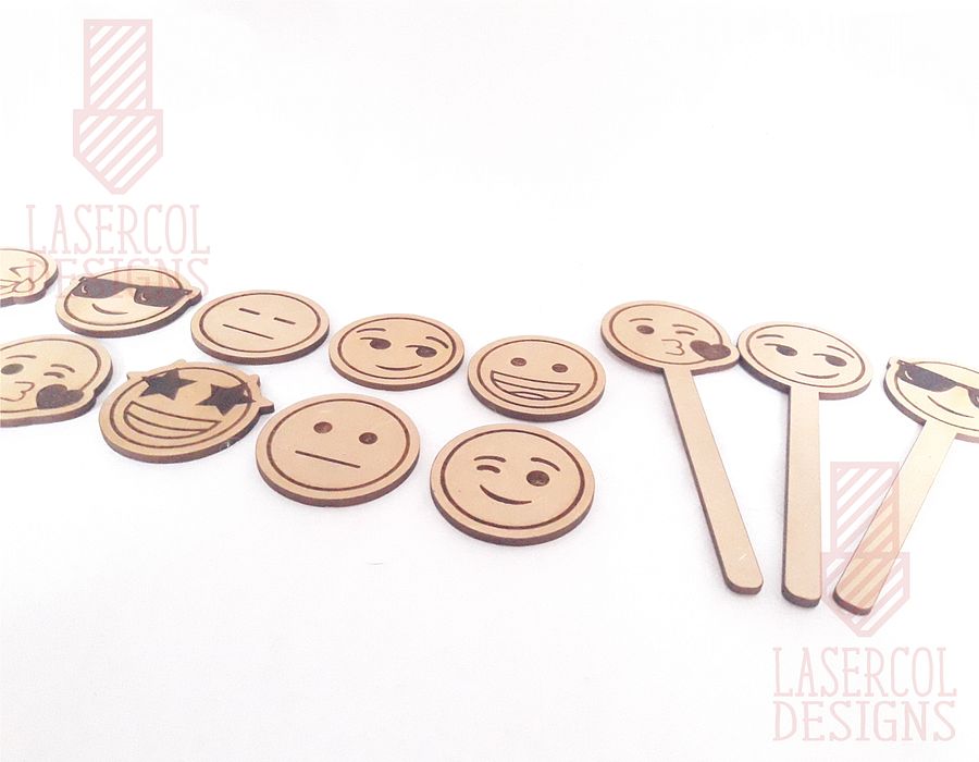 Emojis Set 2 - Laser Cut Files product image (3)