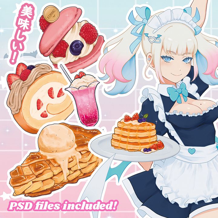 [Free] Kumanz Food Art tutorial pack product image (1)