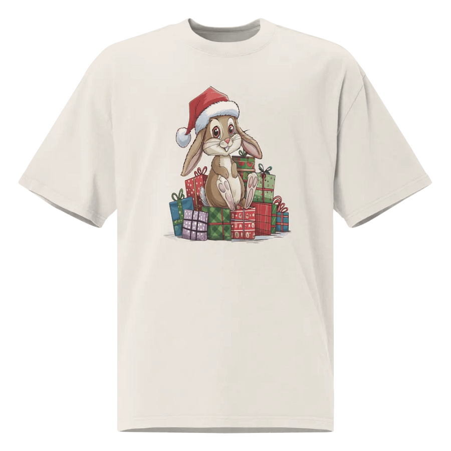 Santa Bunny AS Colour Premium Oversized Faded T-Shirt product image (7)