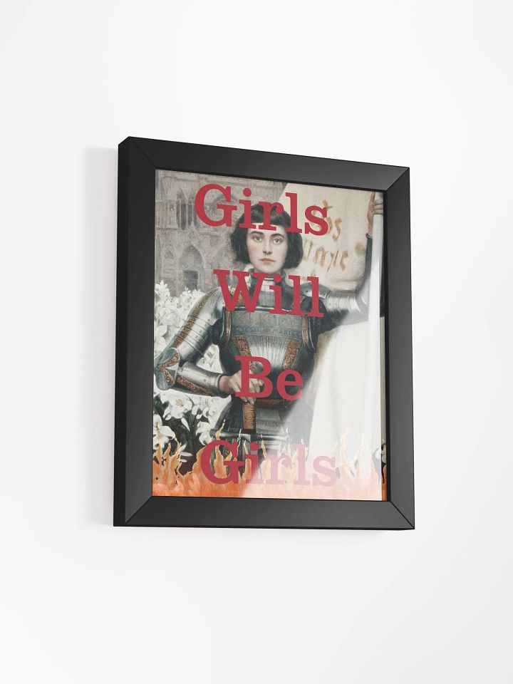 Girls Will Be Girls Framed Print product image (2)