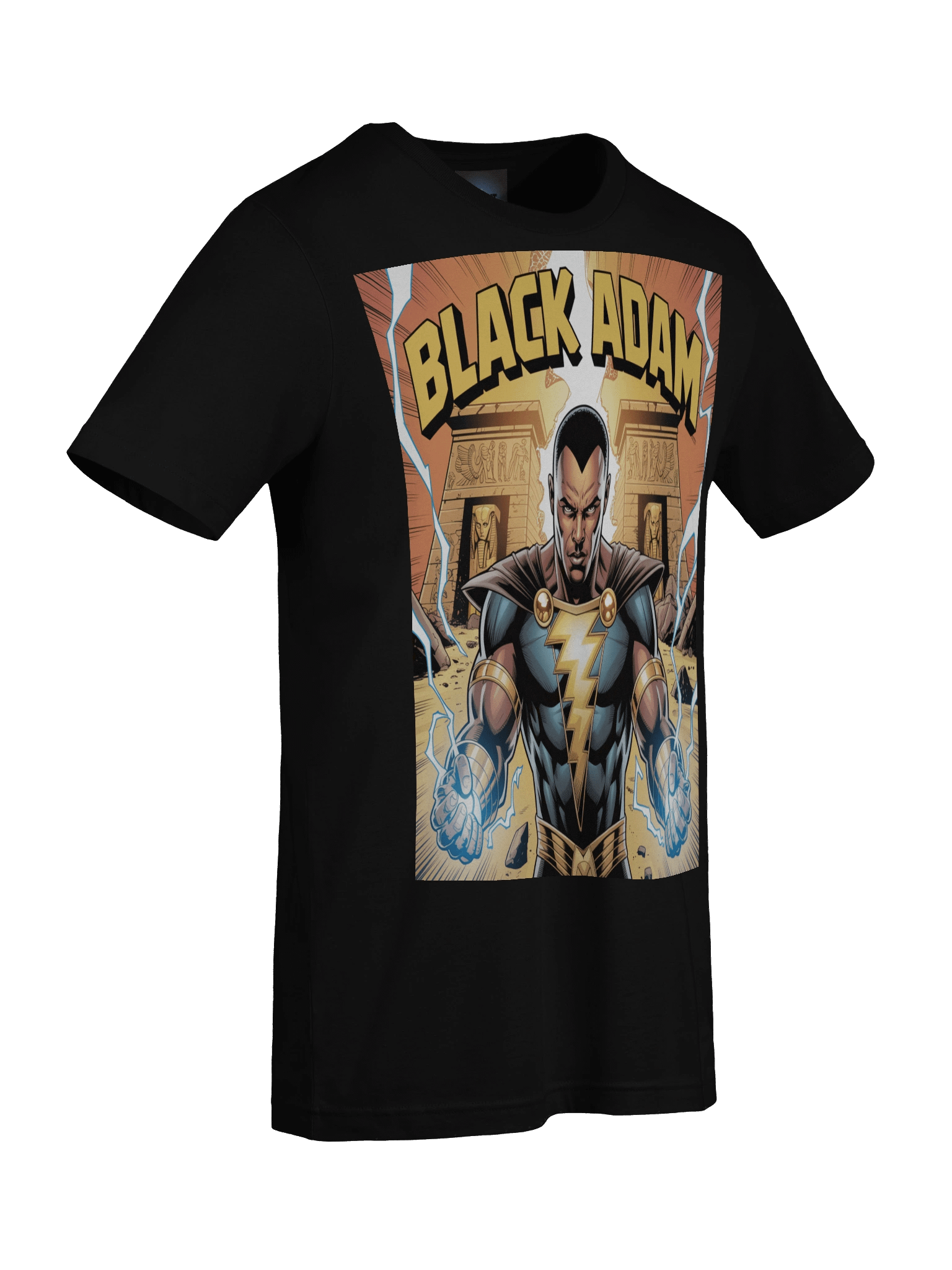 Black Adam Power of Shazam Supersoft T-Shirt – Kahndaq Lightning Legacy product image (9)