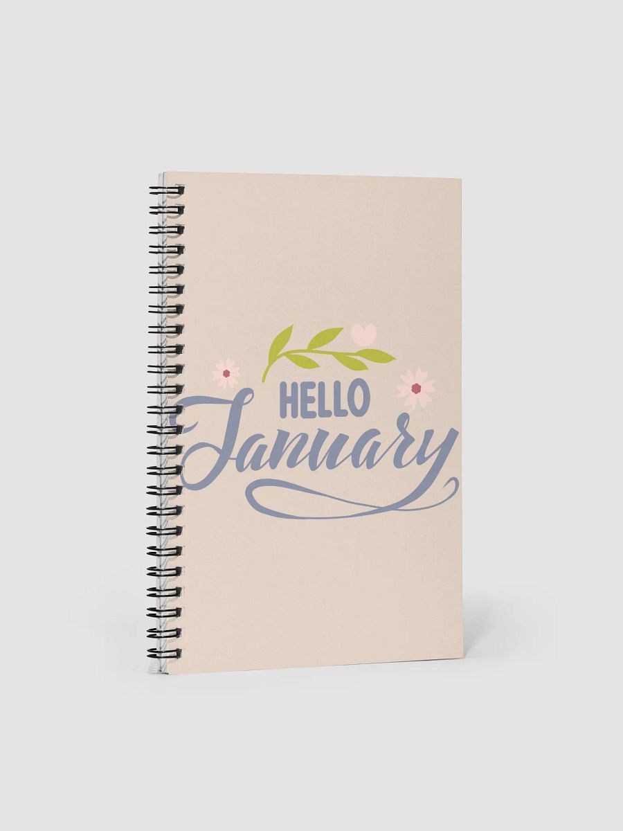 Hello January Journal (Tan Color) product image (1)
