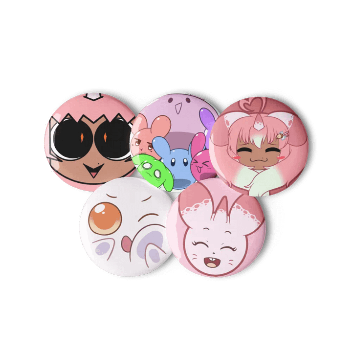 Jammy and Co. Pin Button Set (5PCs) product image (2)