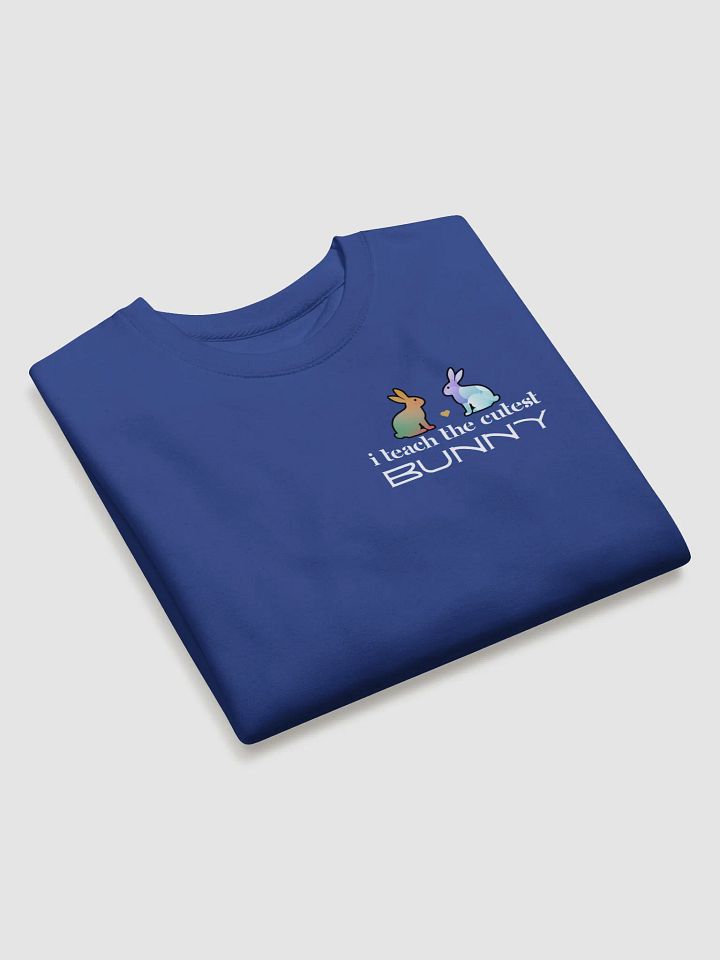 I Teach The Cutest Bunny, Teachers Heritage Sweatshirt - Pocket product image (2)