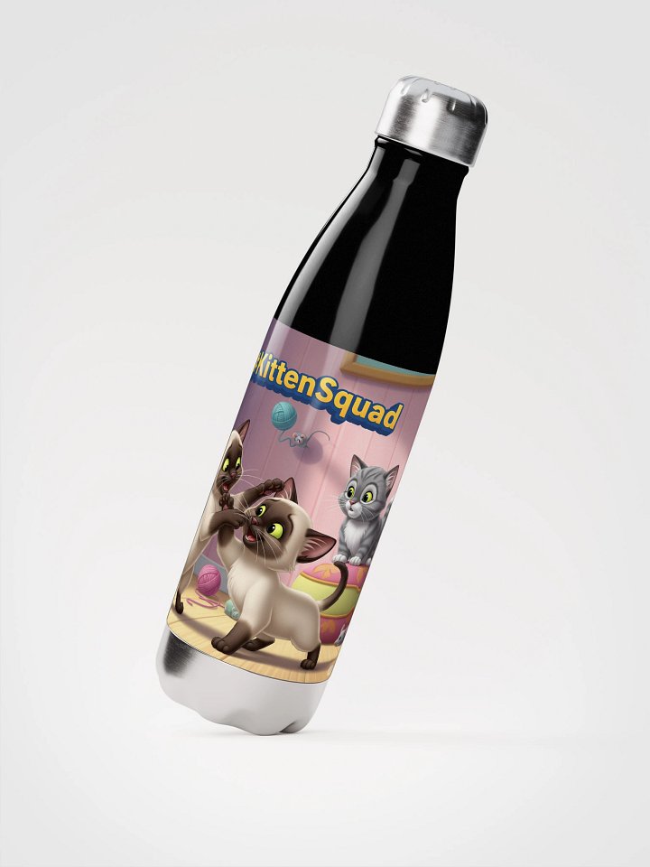 KittenSquad Stainless Steel Water Bottle product image (2)