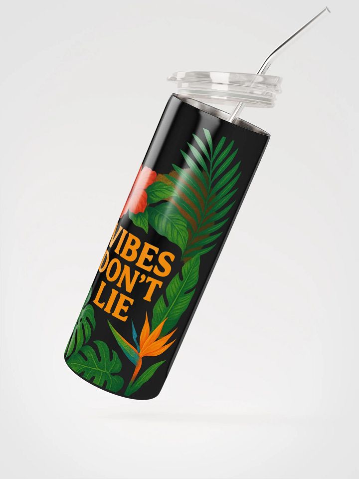 Stainless Steel Tumbler – Vibes Don’t Lie product image (4)