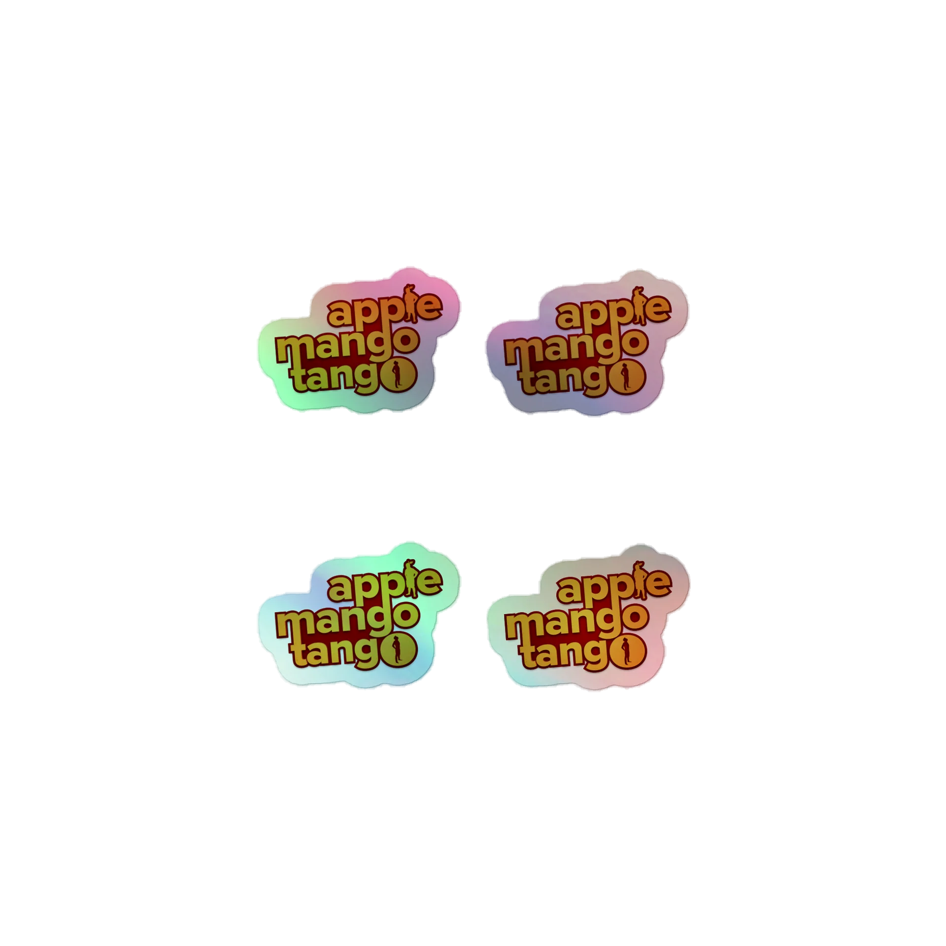 It Takes Two to Tango - Kiss-Cut Holographic Sticker Sheet product image (1)