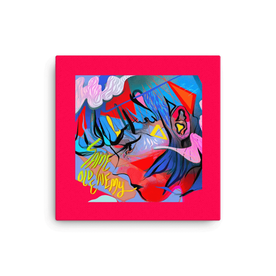 Same Old Enemy Square Canvas Print product image (3)