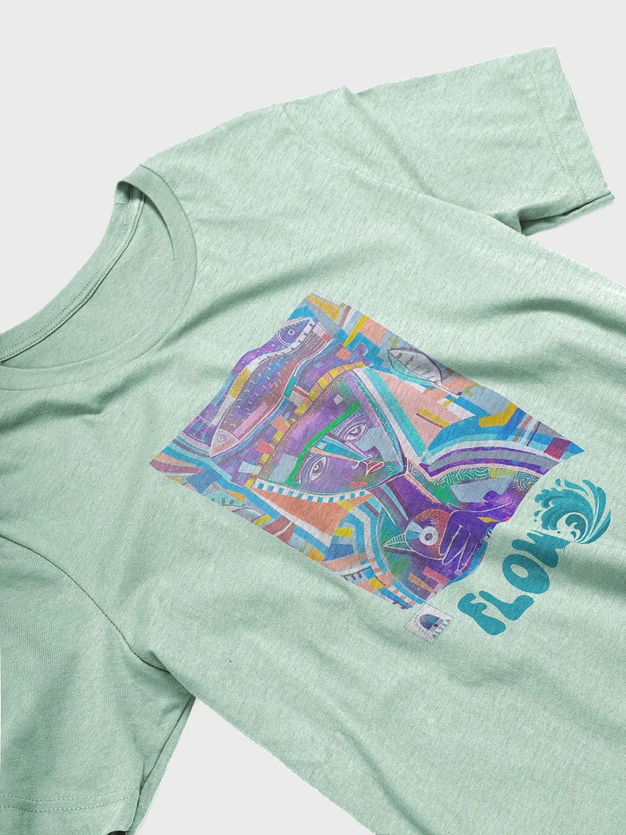 Beautiful and soft artistic Tshirt, "Flow", Special colours product image (66)