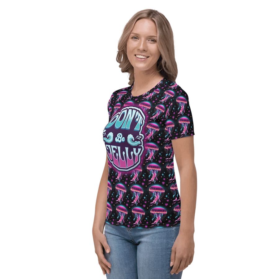 Funny Jellyfish All Over Print T-shirt product image (6)
