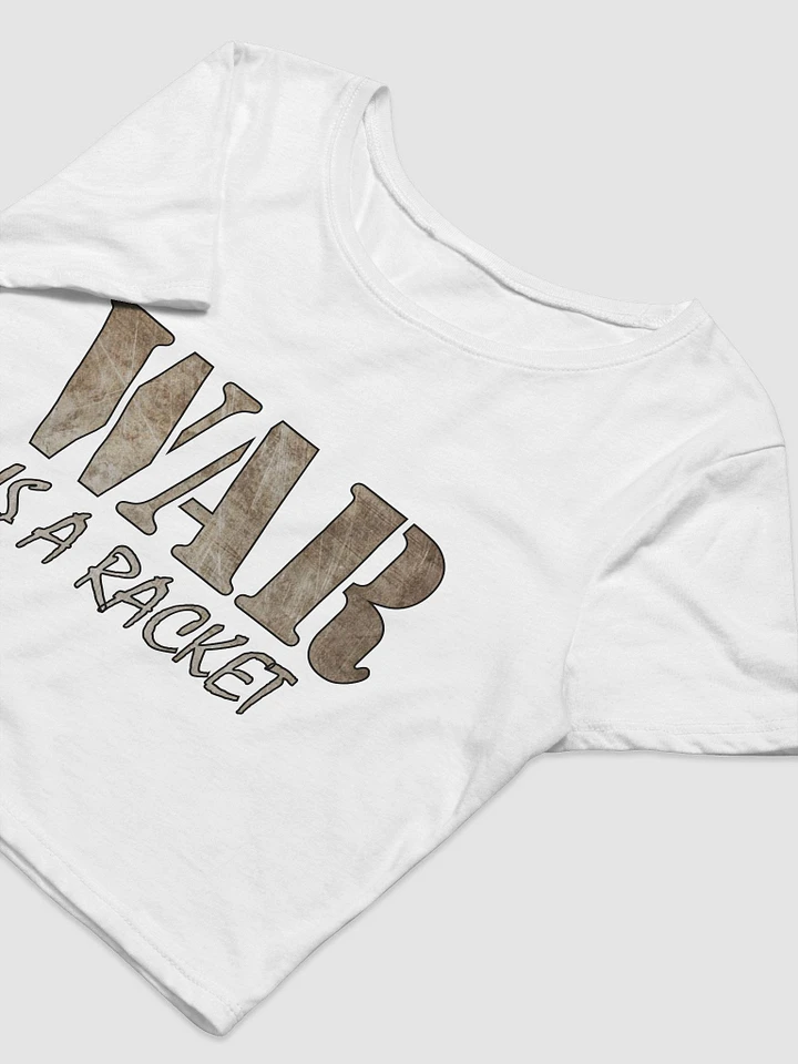 War Is A Racket - Metal - Bella+Canvas Women's Crop Tee product image (1)