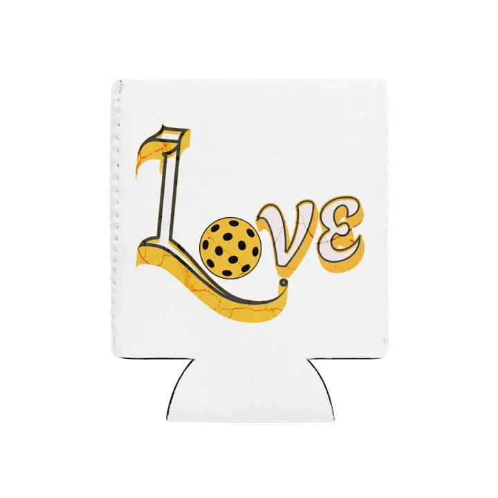 Love Pickleball Coozie Can Cooler product image (1)