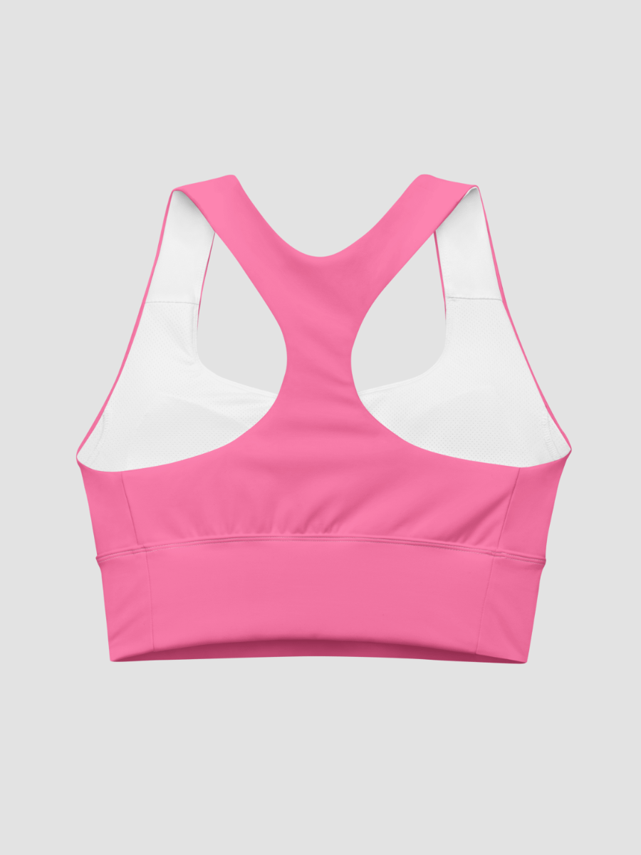 Longline Sports Bra - Blazing Pink product image (5)