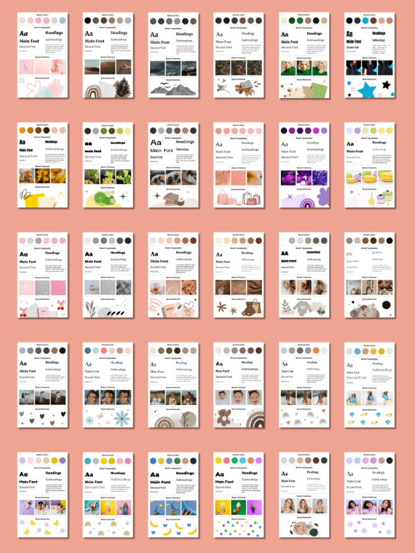 MRR/PLR Brand Board Templates in Canva product image (4)