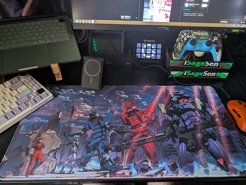 My Eva Engelion Mouse pad arrived today! Wooop #anime