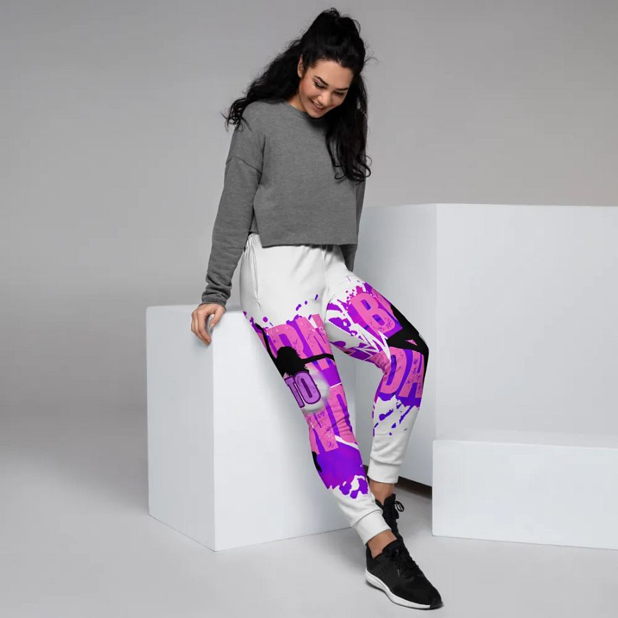 Born to Dance Her Silhouette All-Over Print Joggers product image (12)