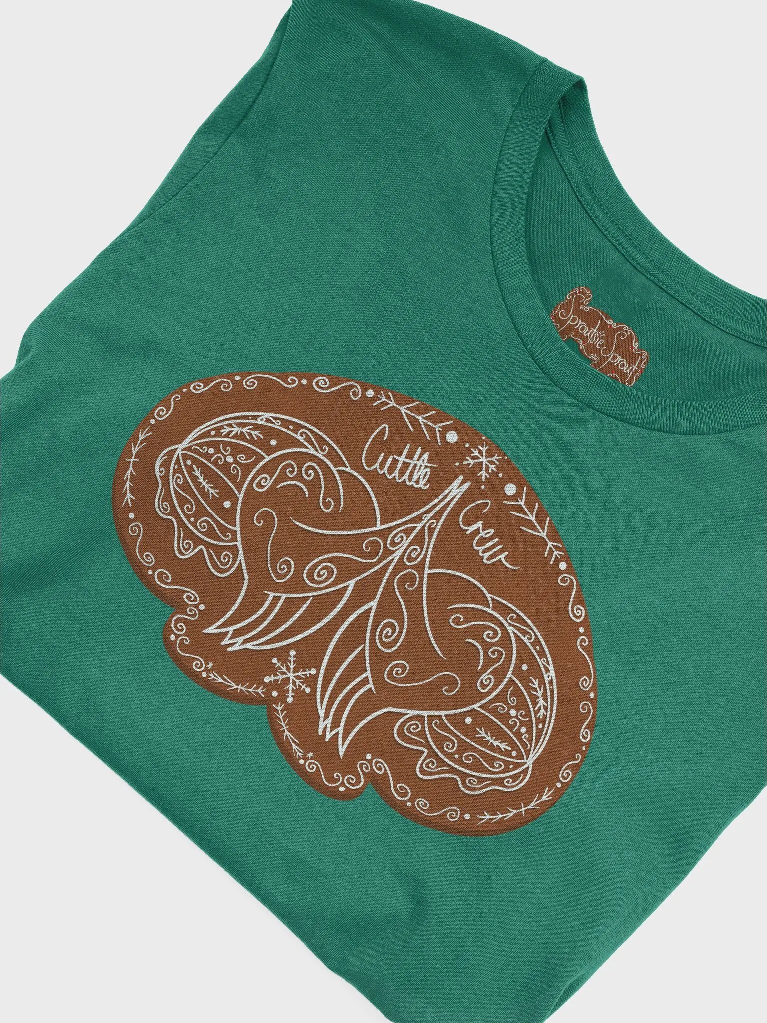Gingerbread Cuttle Crew Tee product image (51)