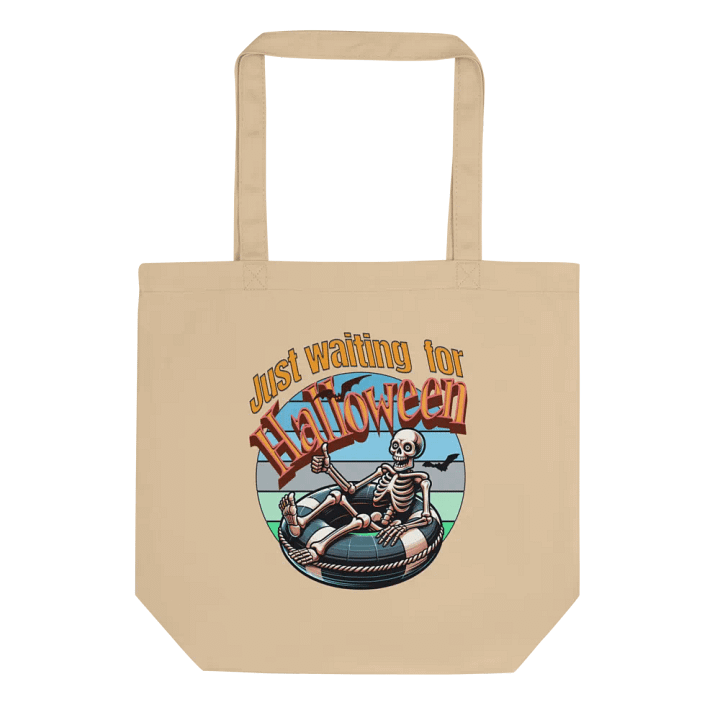 Just Waiting For Halloween Skeleton Tote product image (1)