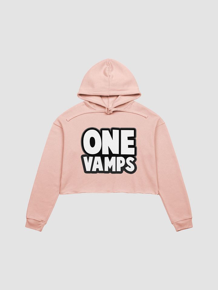 Women's Canvas Fleece Crop Hoodie OneVamps product image (1)