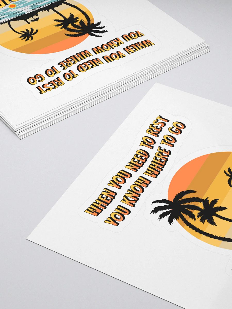 Florida, When You Need To Rest Sticker product image (4)