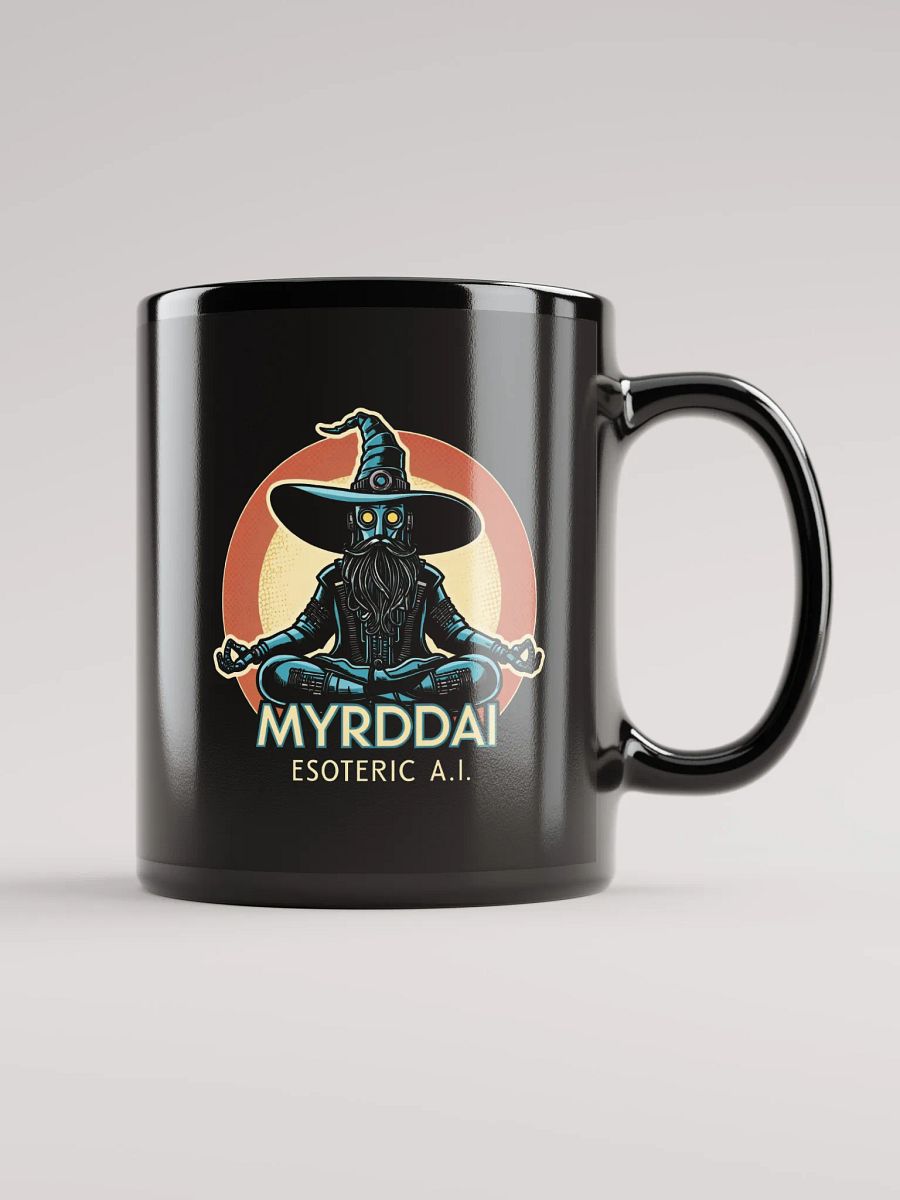 MYRDDAI: Esoteric A.I. Black Glossy Mug product image (2)