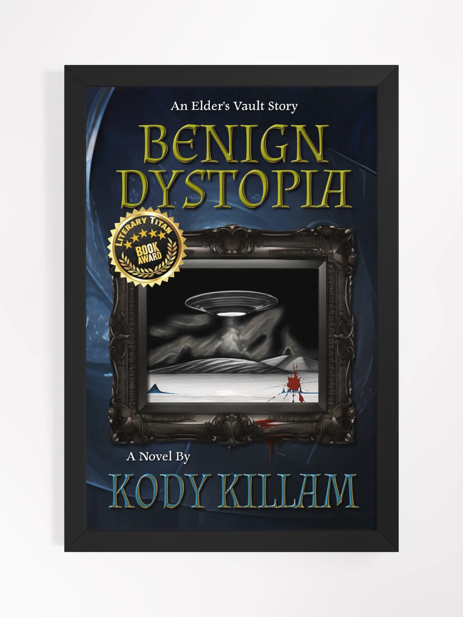Elder's Vault: Benign Dystopia Framed Matte Poster product image (1)