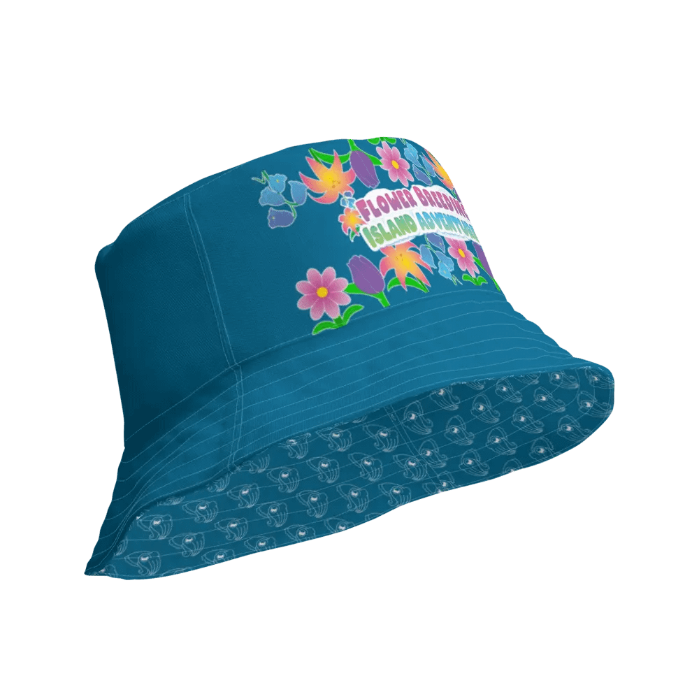 Flowery Flower Breeding Island Adventures - All over print Bucket Hat - reversible product image (3)
