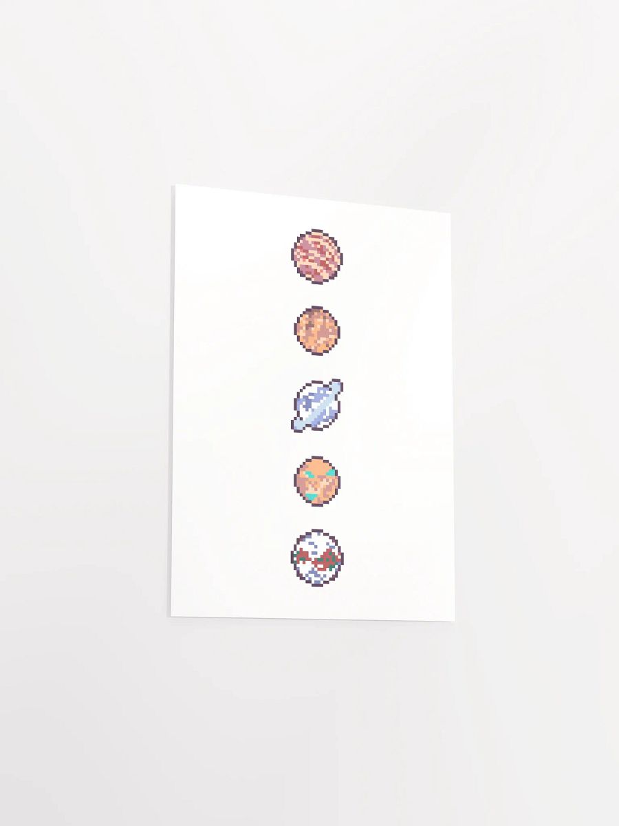 Pixel Planets Poster product image (3)