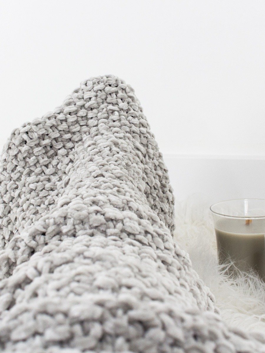 Velvet Textured Scarf Pattern - Tenderness product image (4)
