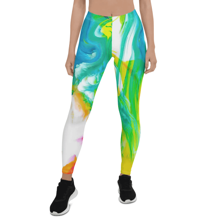 Swirling Spectrum All-Over Leggings product image (1)
