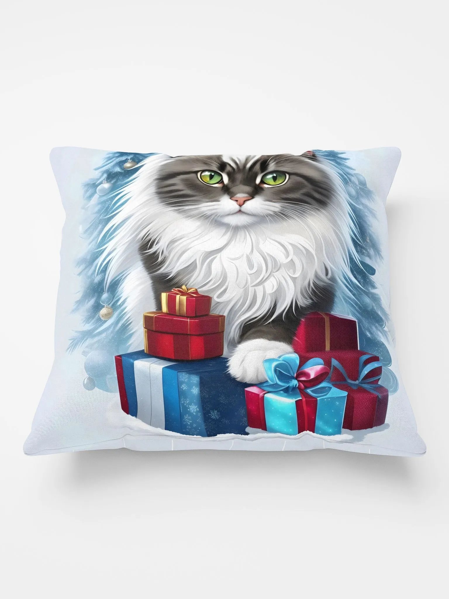 Christmas Kitty Surprise Pillow product image (5)
