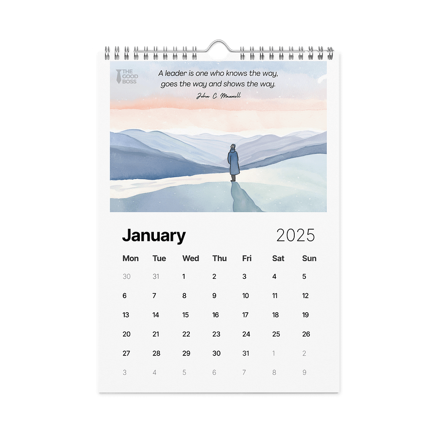 2025 Leadership Inspiration Calendar (Watercolor) product image (6)