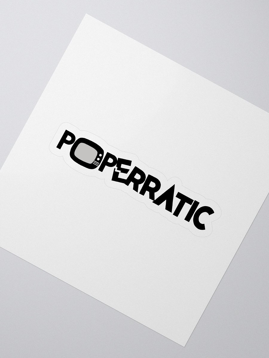 Poperratic Logo Cut Sticker product image (2)
