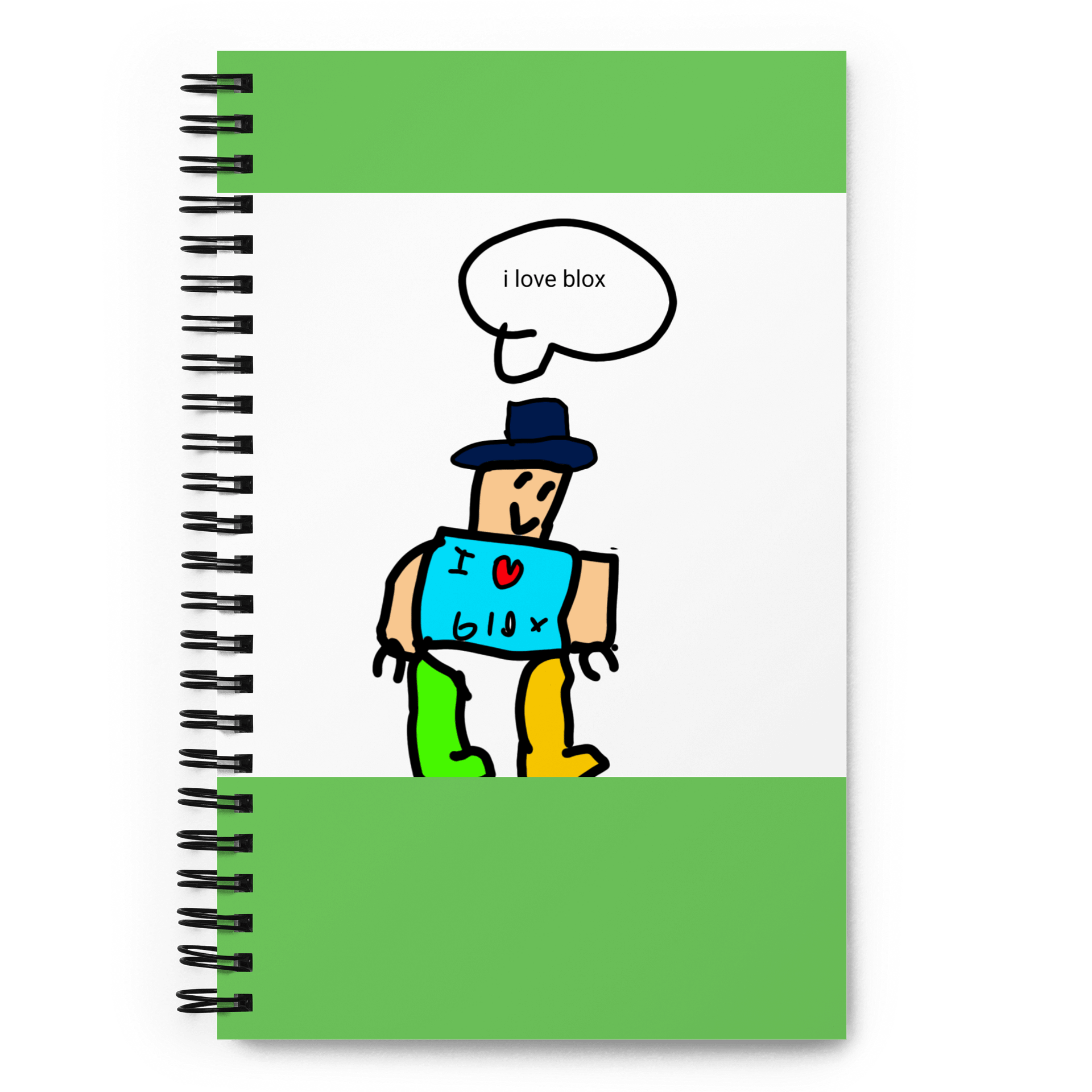 Blox Lover's Spiral Notebook product image (1)