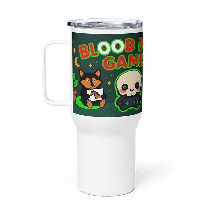 Cozy Lyfe x Blood Does Games Travel Mug (25oz & 40oz) product image (1)