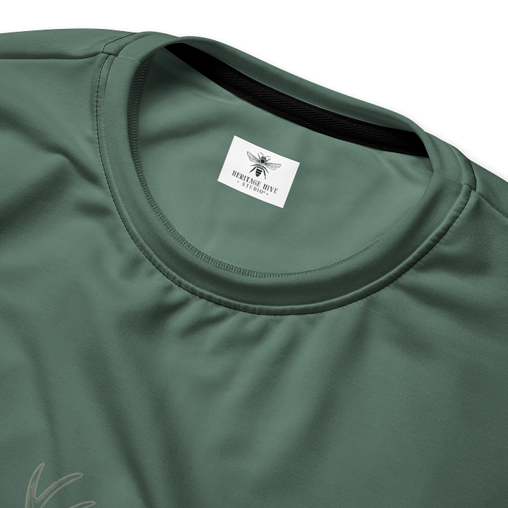 Forest Green Winter Reindeer Sweatshirt | Unisex Cozy Christmas Jumper product image (2)