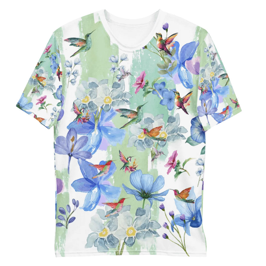Humming bird T shirt all over print product image (5)