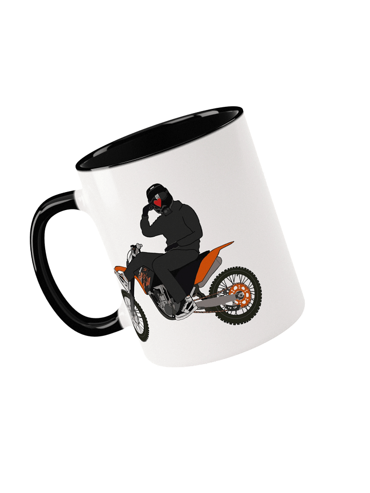 Heart-hand on Bike | Coloured Mugs product image (1)
