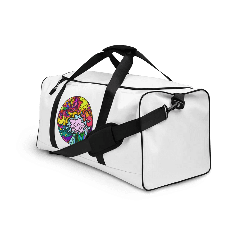Stained Glass Dreams Duffle Bag – Wave at Sunset product image (3)