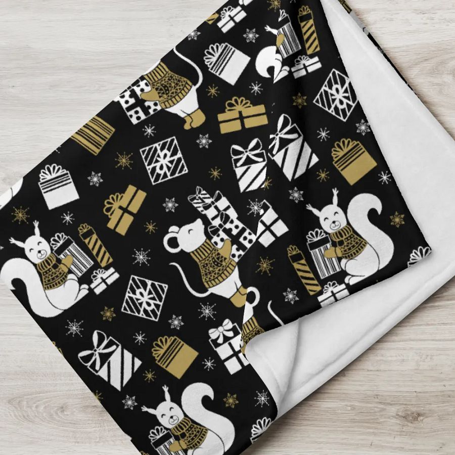 Christmas Mice Blanket product image (5)