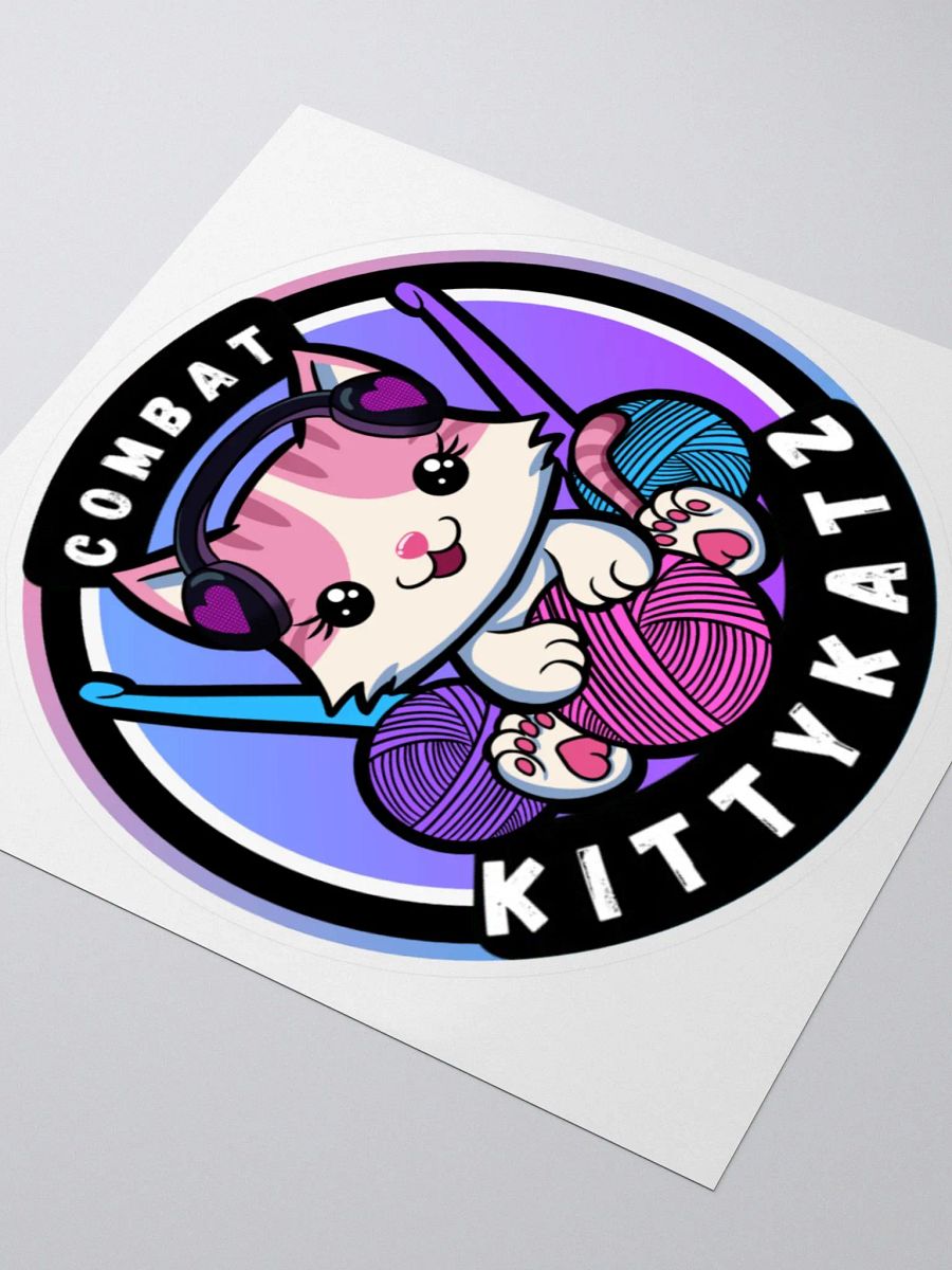 Adorable Combat Katz Vinyl Stickers product image (7)