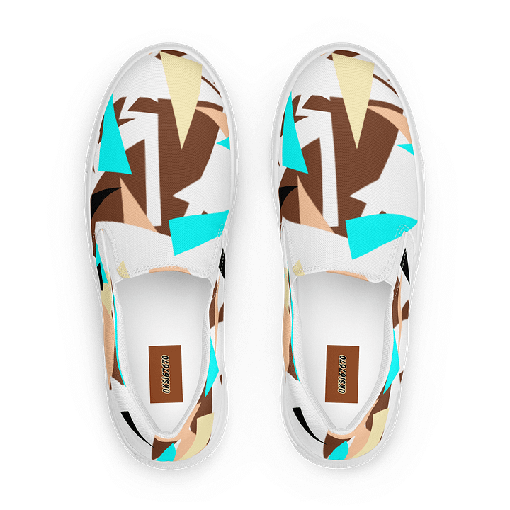 Geometric Fusion Women's Slip-Ons product image (1)