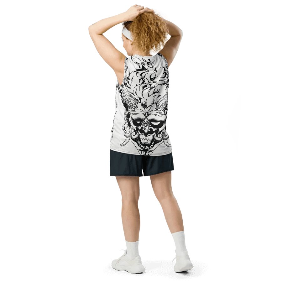 [ ONIFACE ] WHITE /BLACK Basketball Jersey // SYN product image (10)